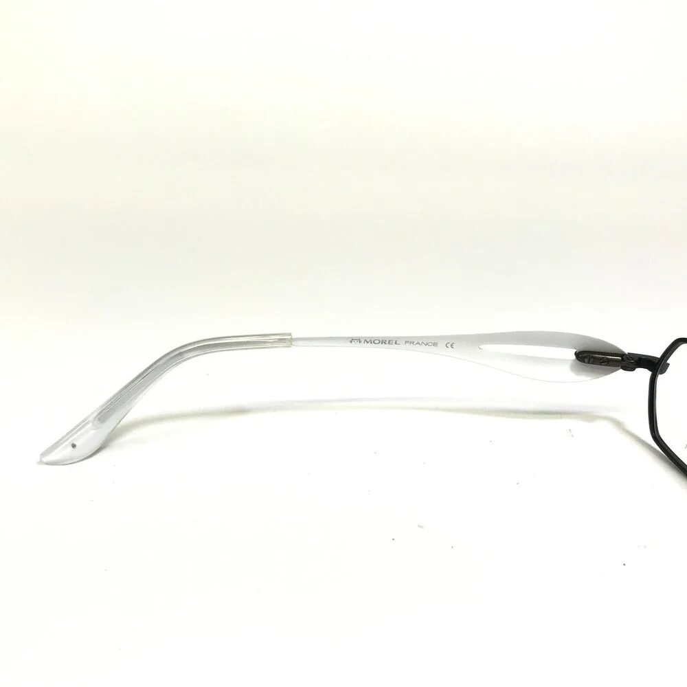 Morel Eyeglasses Frames KOALI 6723K NW103 Black White Rectangular 53-16-135